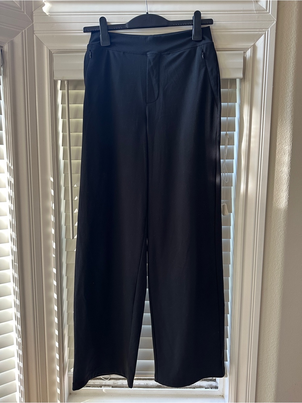 Women, Ninepine functional dressy Wide-Leg Black Pants size M
